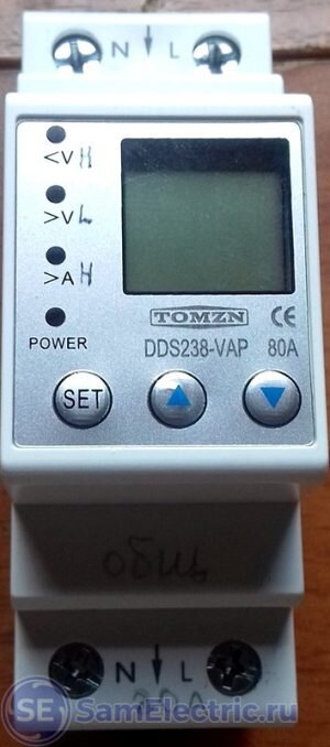 Реле напряжения TOMZN DDS238