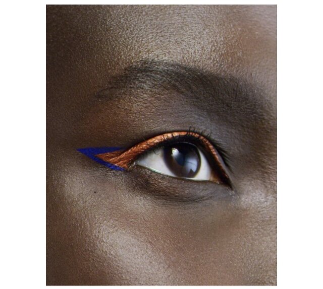 Сочетание оттенков "Медный" и "Индиго", скриншот с сайта Лореаль