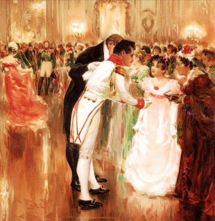 Первый бал Наташи Ростовой. Иллюстрация