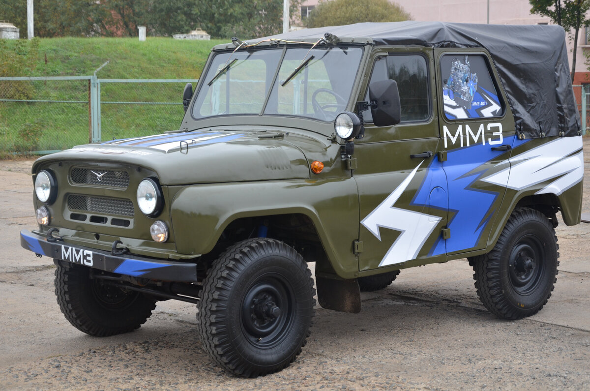 УАЗ-469, переоборудованный дизельным двигателем MMZ-4DTI