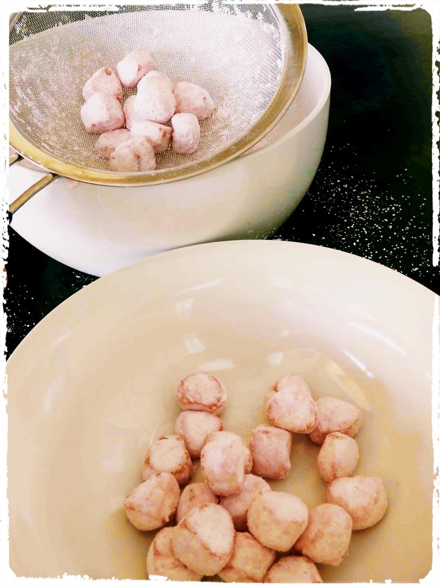 Процесс приготовления каштанов - тайская кухня