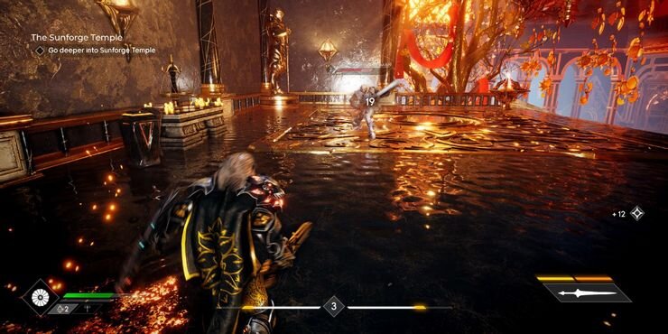 Вырвиглазные залы из золота и обсидиана, добавленные с целью затмить глаза