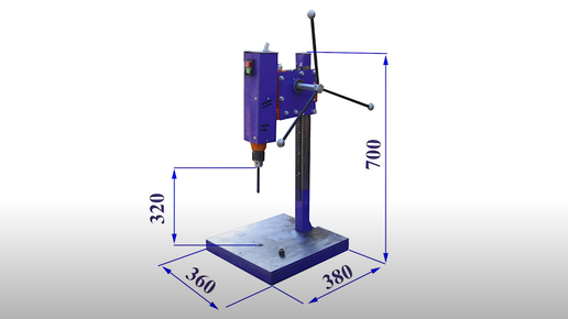 самодельный сверлильный станок