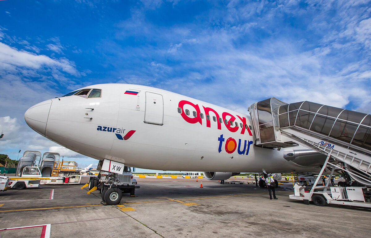 Борт AZURa в ливрее Anex Tour