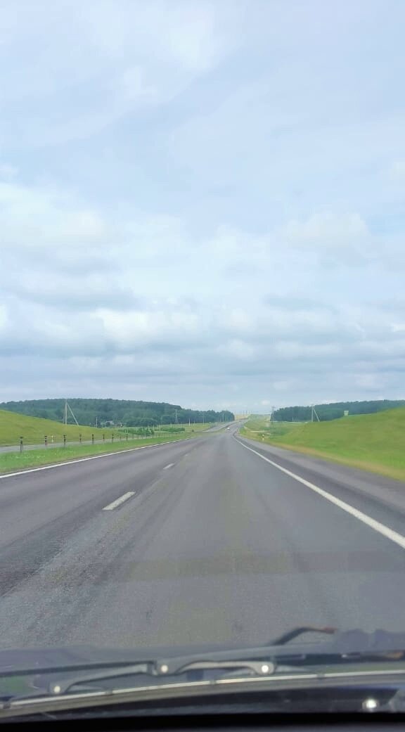 Отличная дорога и просторы. Фото автора