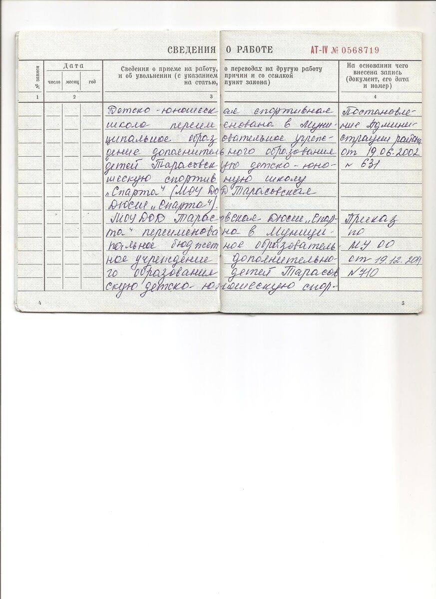 изменение названия учреждения