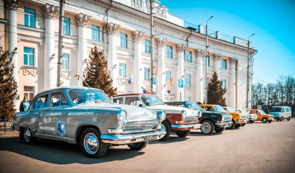 В Твери прошёл автопробег в честь 60-летия полёта в космос Юрия Гагарина