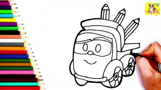 ПОКОЙО. Мультик раскраска Pocoyo Лоула для детей / Детские рисунки. РАСКРАСКИ МАЛЫШАМ