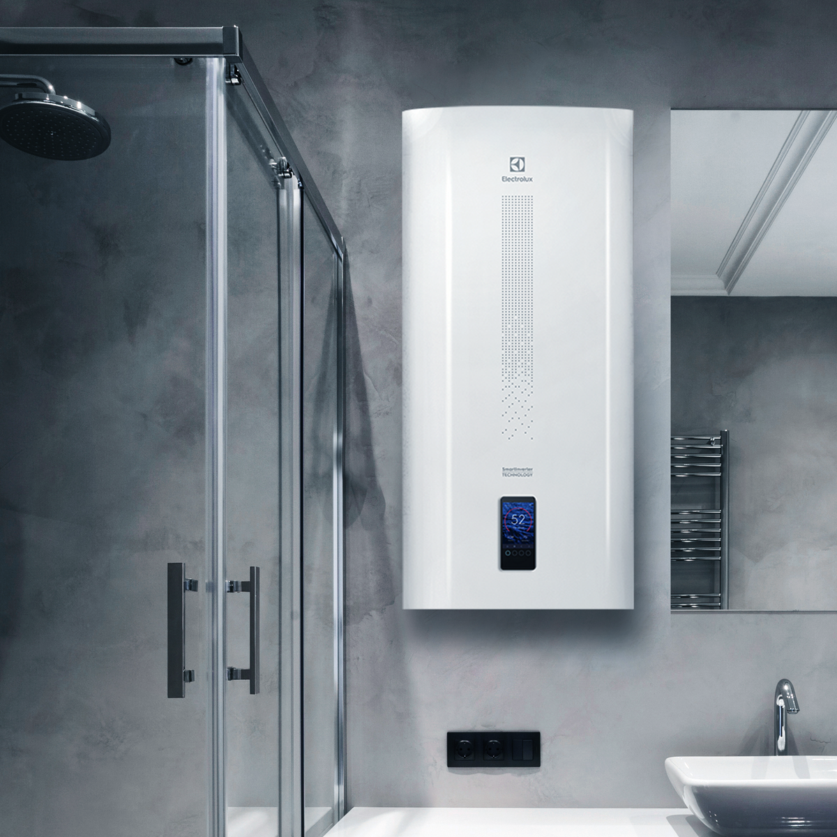 Электрический накопительный водонагреватель Electrolux SmartInverter.