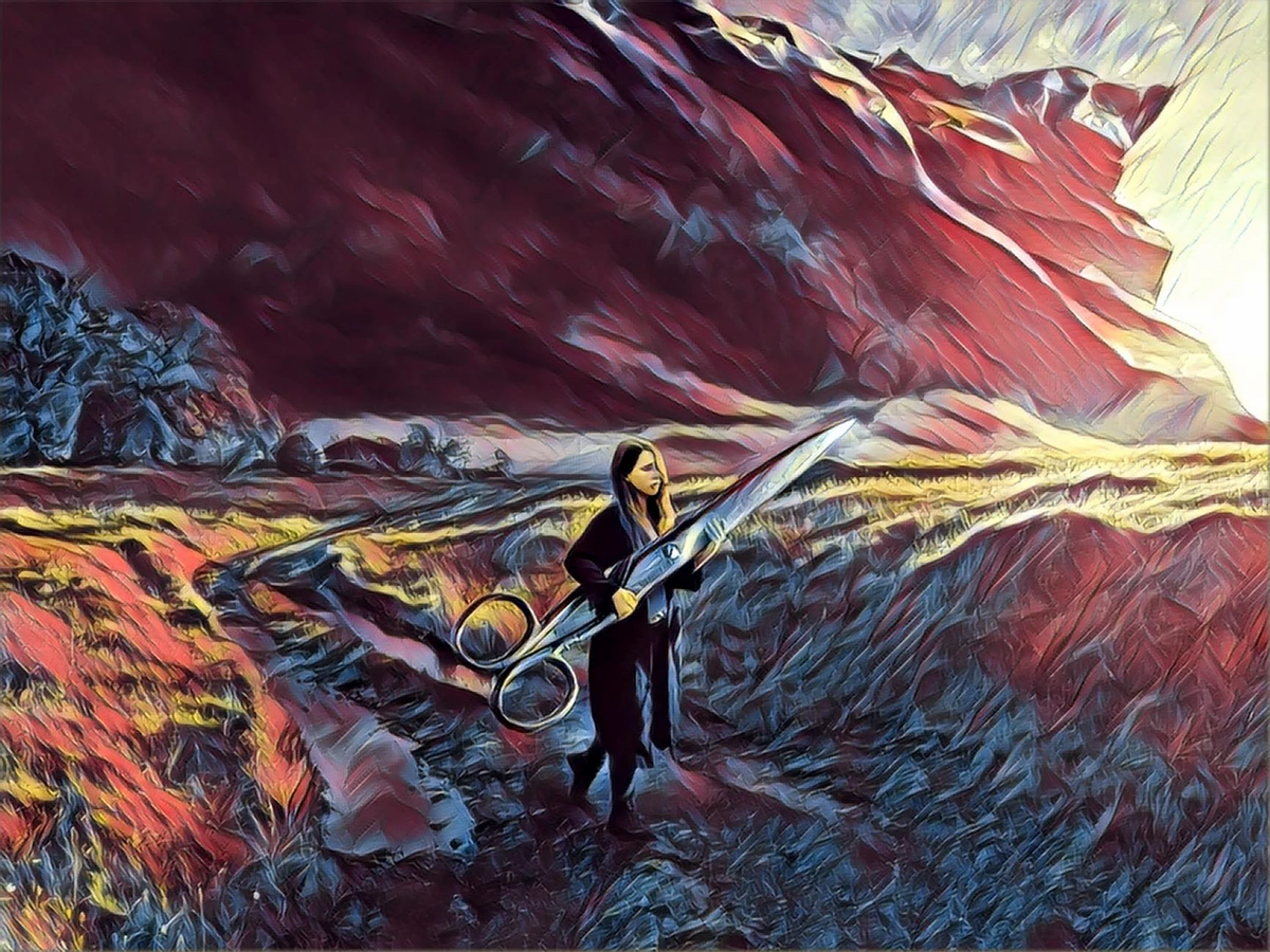 Фото из Интернета в обработке фоторедактора Prizma.