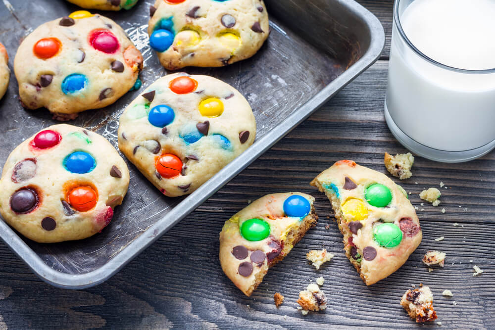 Smarties cookies