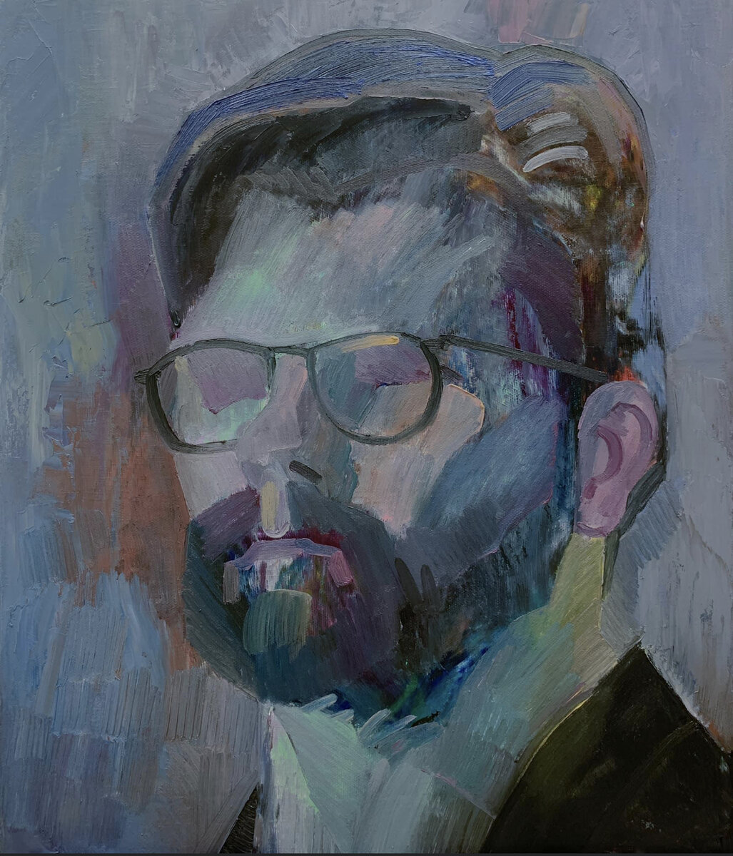 Автопортрет, автор Николай Рындин. Фото с https://www.facebook.com/RyndinNikolai