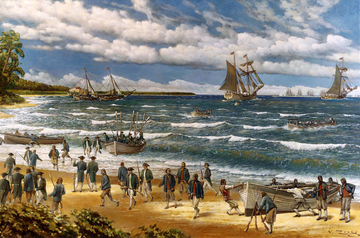 Высадка в Нассау (1776) — набег Континентального флота и Континентальной морской пехоты на британскую колонию Нассау. Первая морская операция, предпринятая по распоряжению Континентального конгресса. Несмотря на то, что она предшествовала Декларации независимости, от неё числит свой боевой путь морская пехота США - Википедия