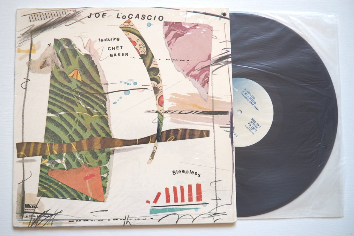 Альбом Джо Локаскио 'Sleepless', записанный при участии Чета Бейкера и выпущенный в 1986 году на лейбле Pausa