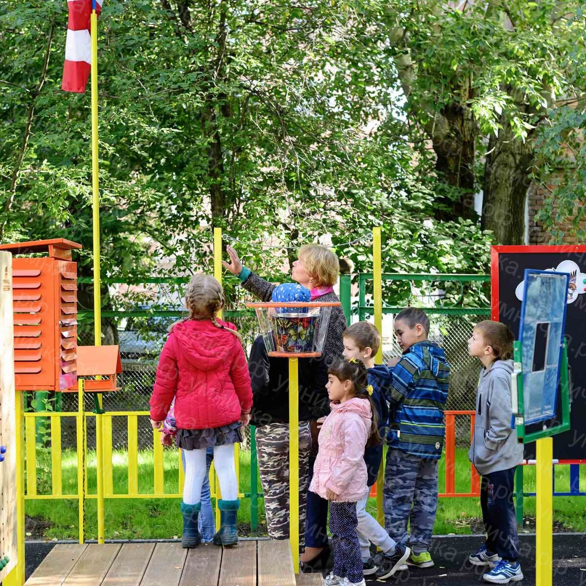 Занятия в детском саду для изучения силы ветра