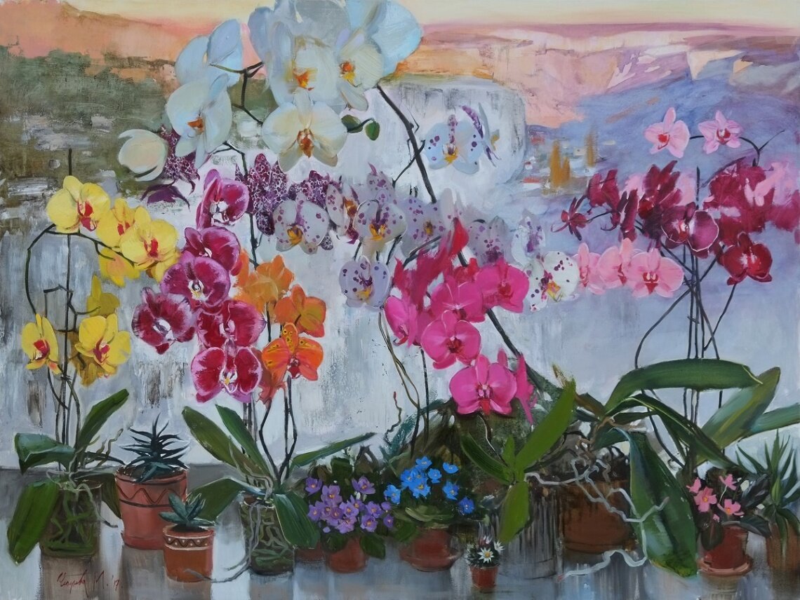 Словно из райского сада: орхидеи в живописи | Краюшкина. Поэзия. Живопись.  | Дзен