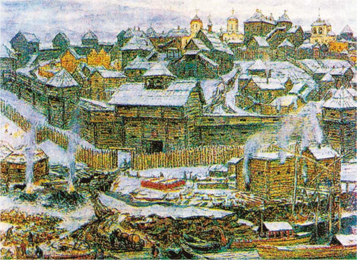 Картинка москва деревянная
