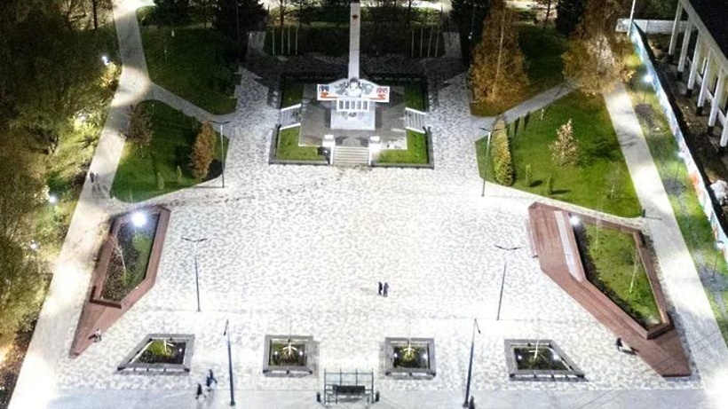    Сквер после благоустройства в Подмосковье © Пресс-служба Министерства благоустройства Московской области
