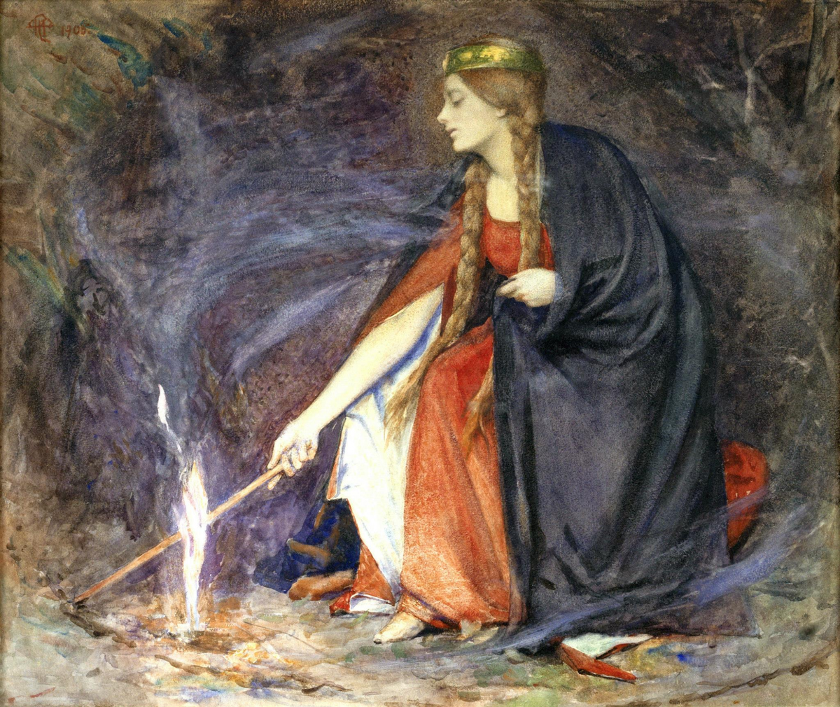 "Пламя". Генри Мейнелл Рим