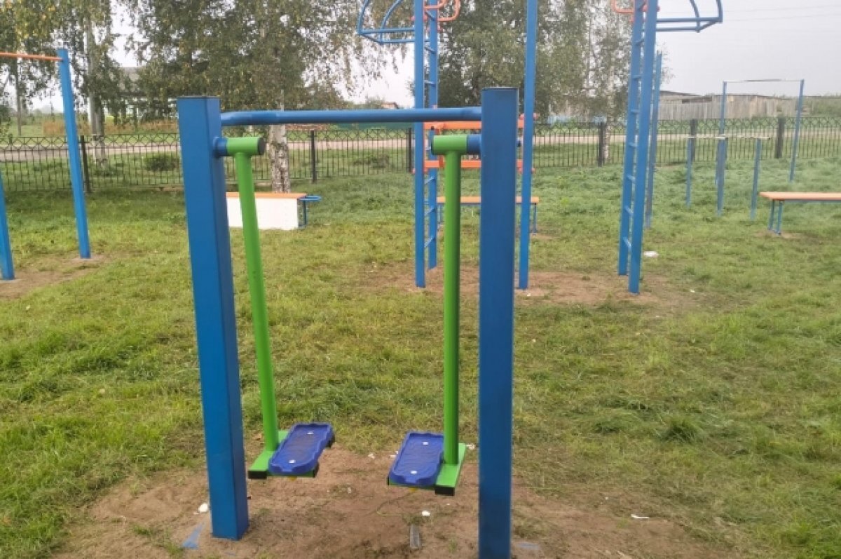    Новая спортивная площадка появилась в Зырянском районе