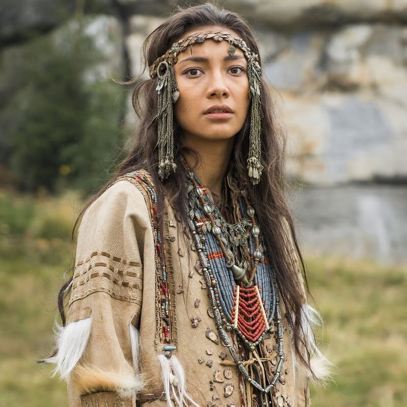 Елена Ербакова на съемках фильма «Сердце пармы»