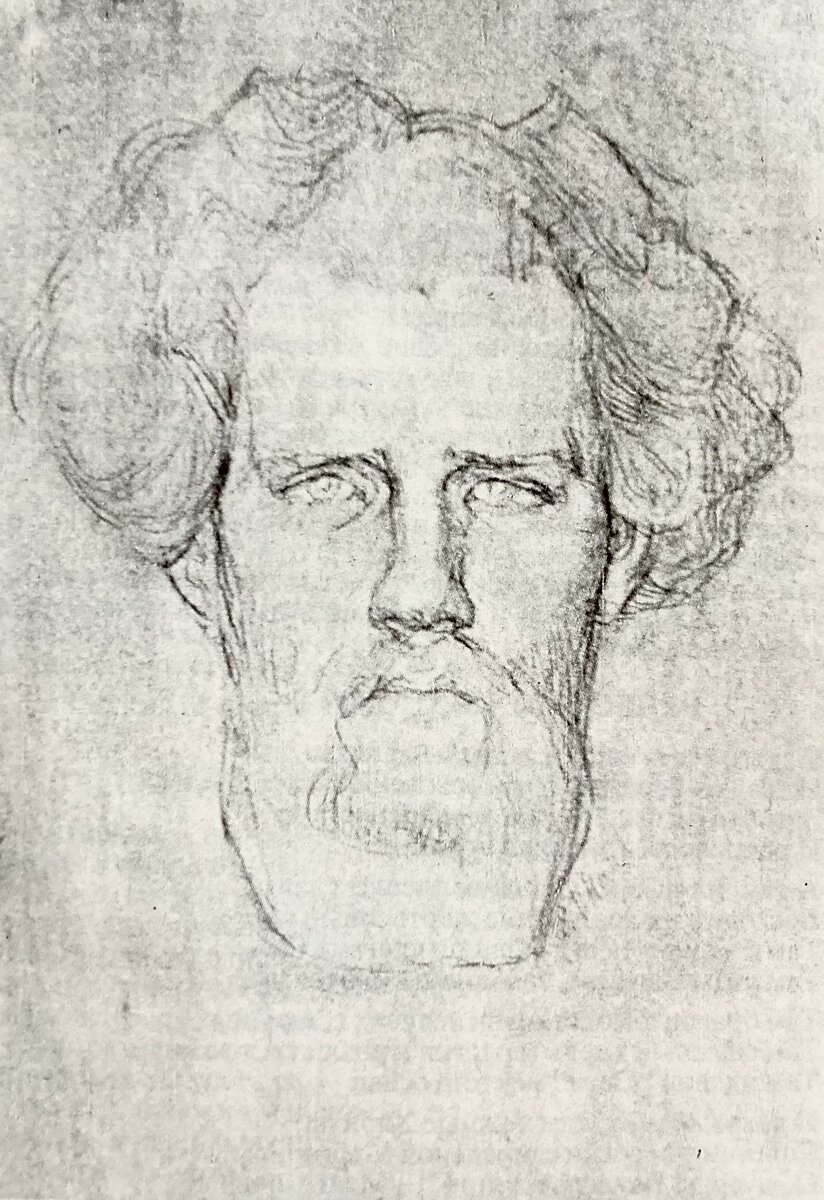 Портрет М.Волошина. Автор В.Харт.