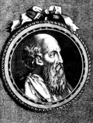 Гравюра Эпиктета С. Бейссента, около восемнадцатого века