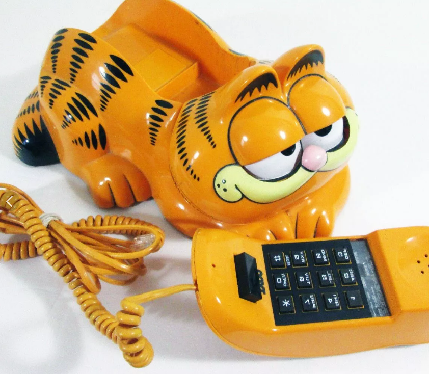 AR VILTANSOÙТелефон Garfield был произведен Tyco и рекламировался как «настоящее веселье» в 1978 году.