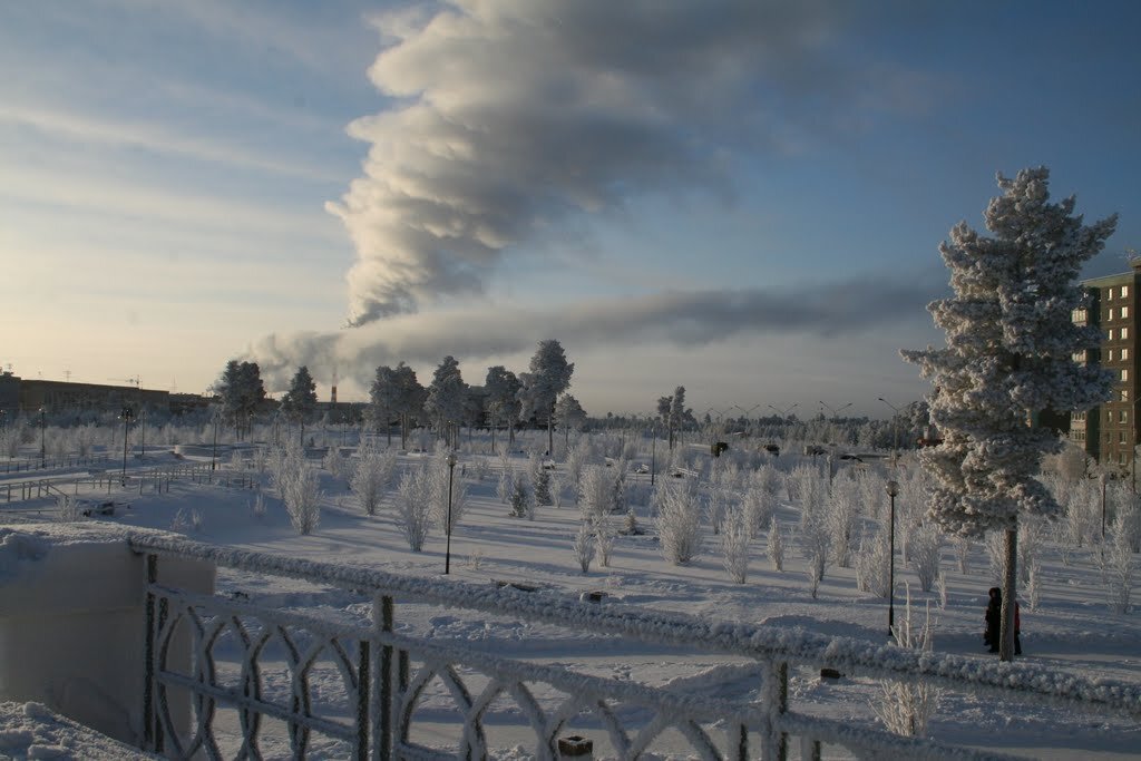 Когалым зимой фото