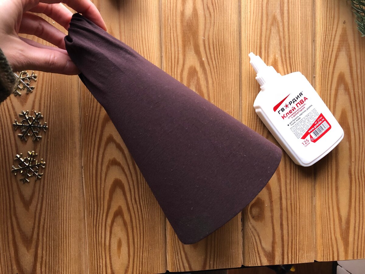 И обернуть тканью. Фото автора