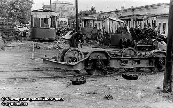Трамваи уходят...1967 год