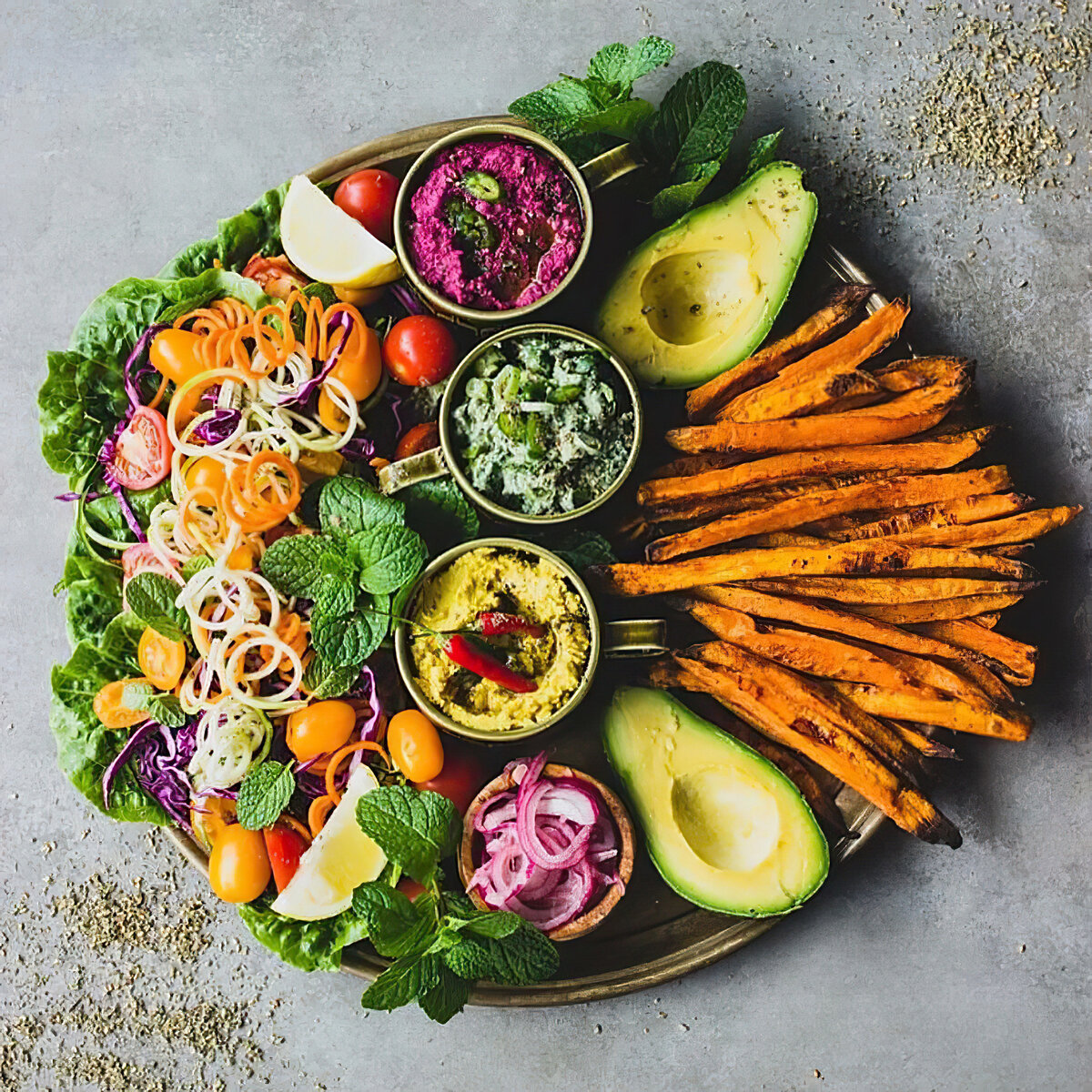 Вегетарианское меню...