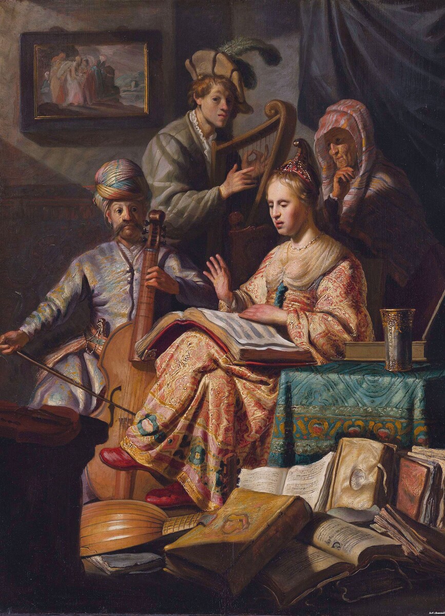 "Аллегория музыки", 1626г. Рембрандт