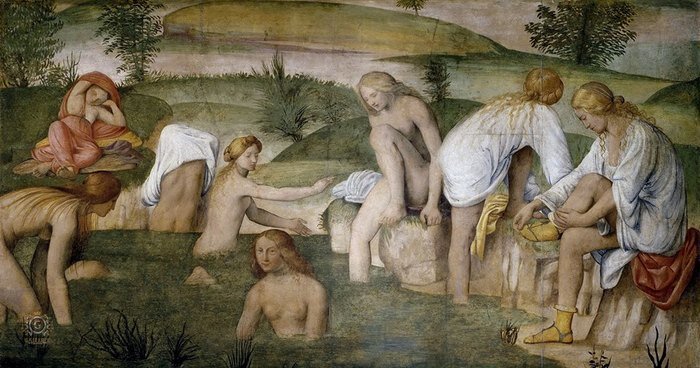 Купание людей