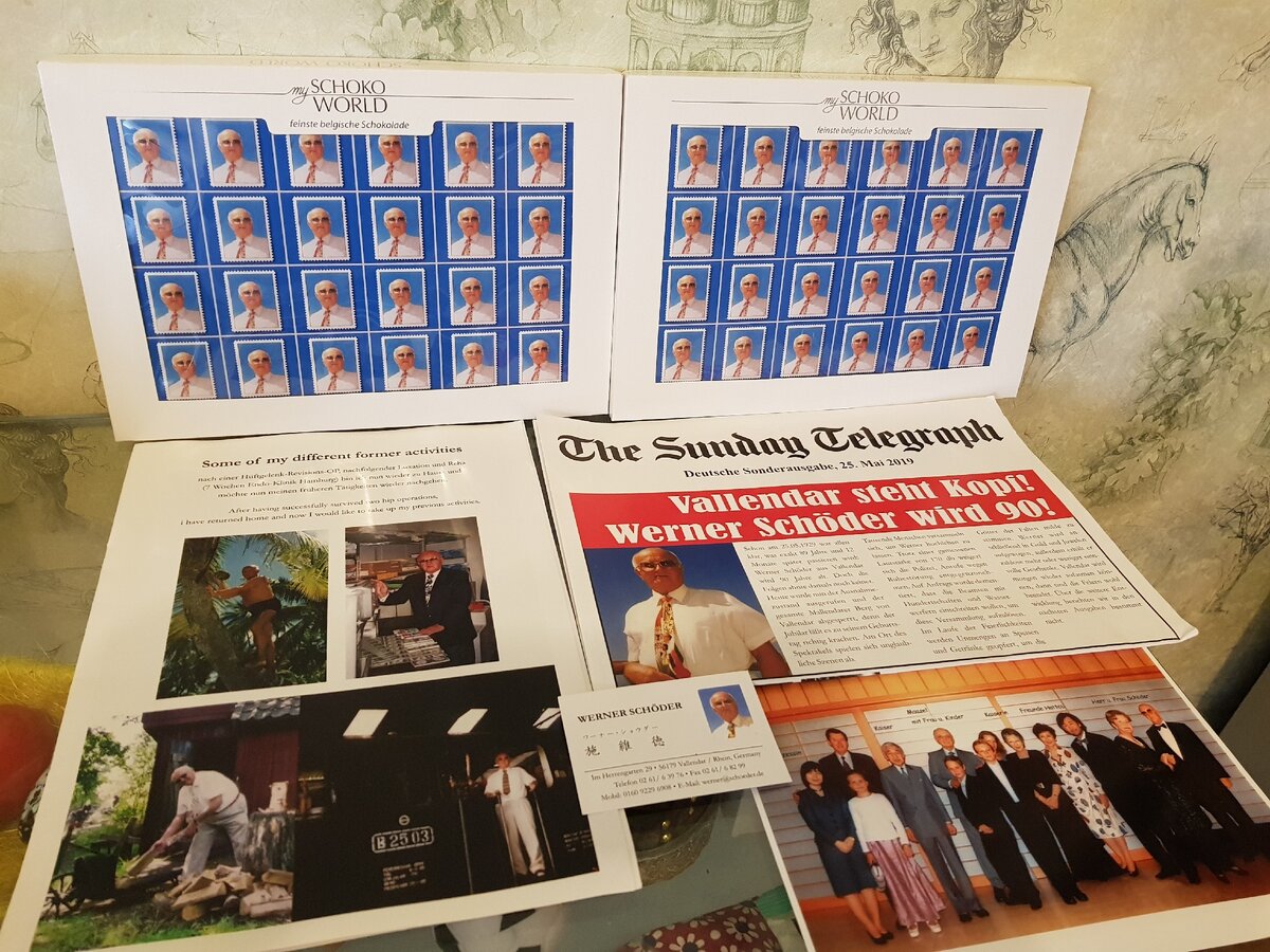 (фото автора) маленькие портретики юбиляра - это молочный шоколад