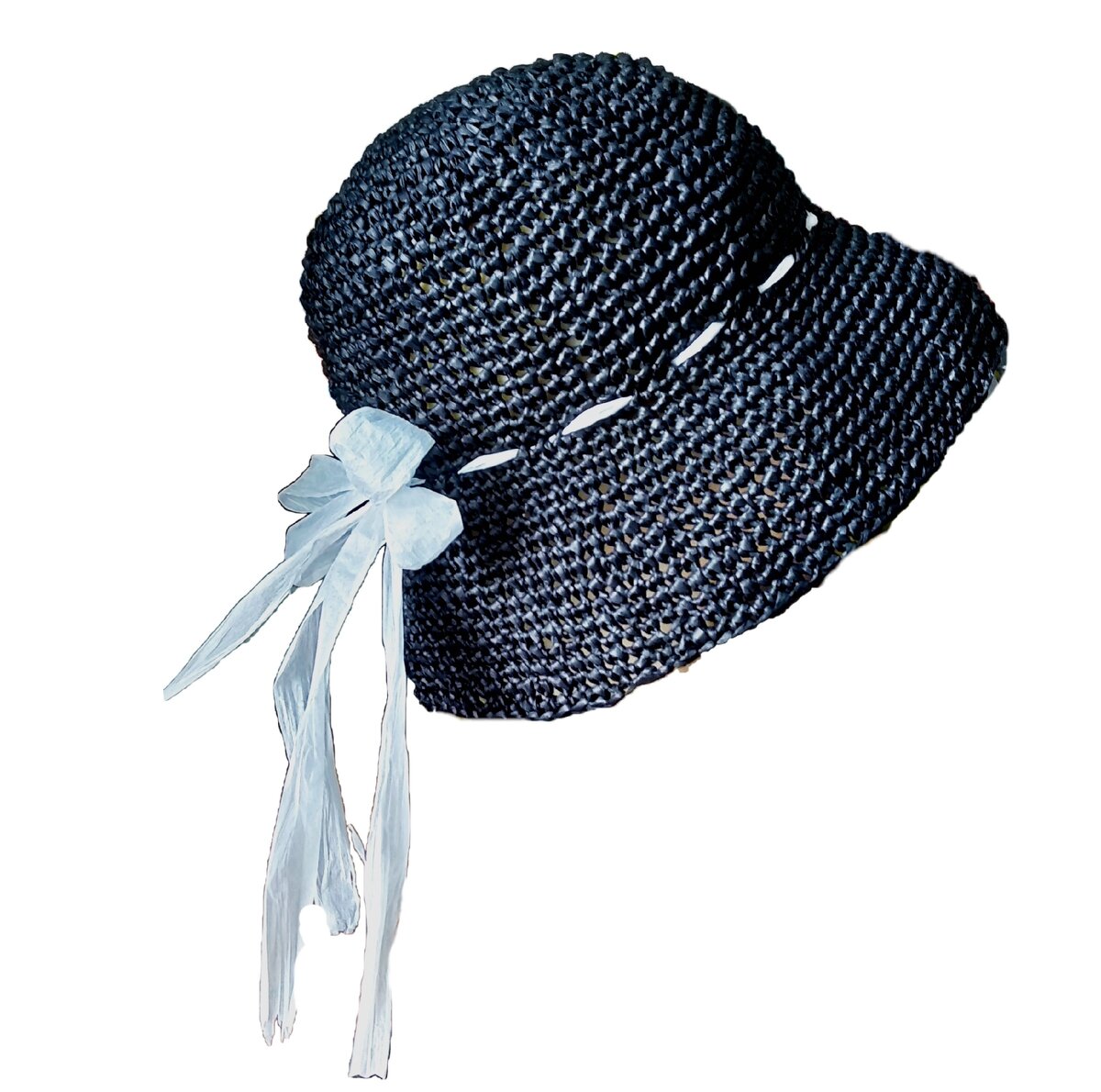 шляпа из рафии