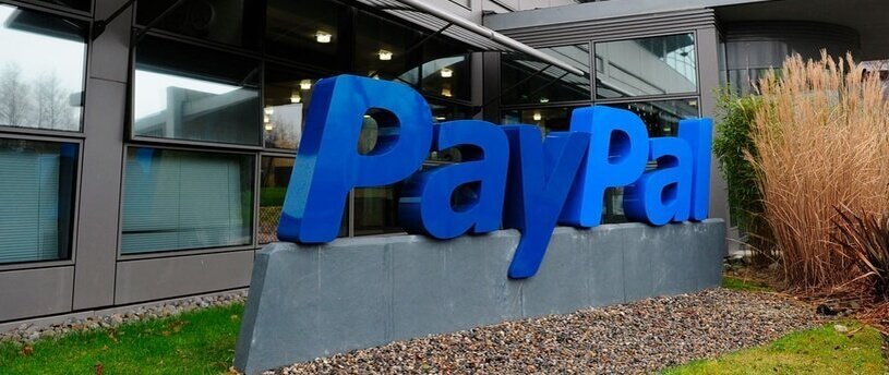 Надпись PayPal