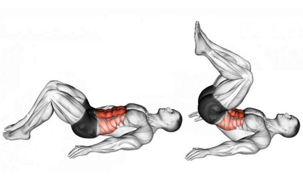 Упражнение «велосипед» — превратит дряблый живот в крепкий рельефный пресс