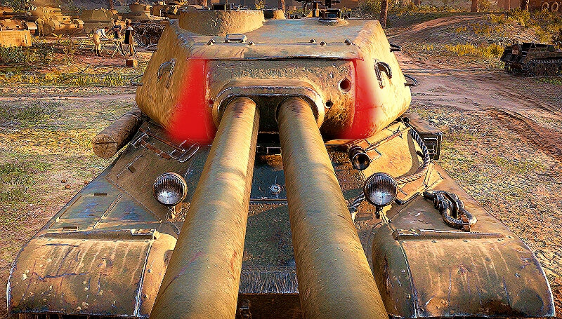 ТТ СССР X уровня CT-II. Щёки башни.
