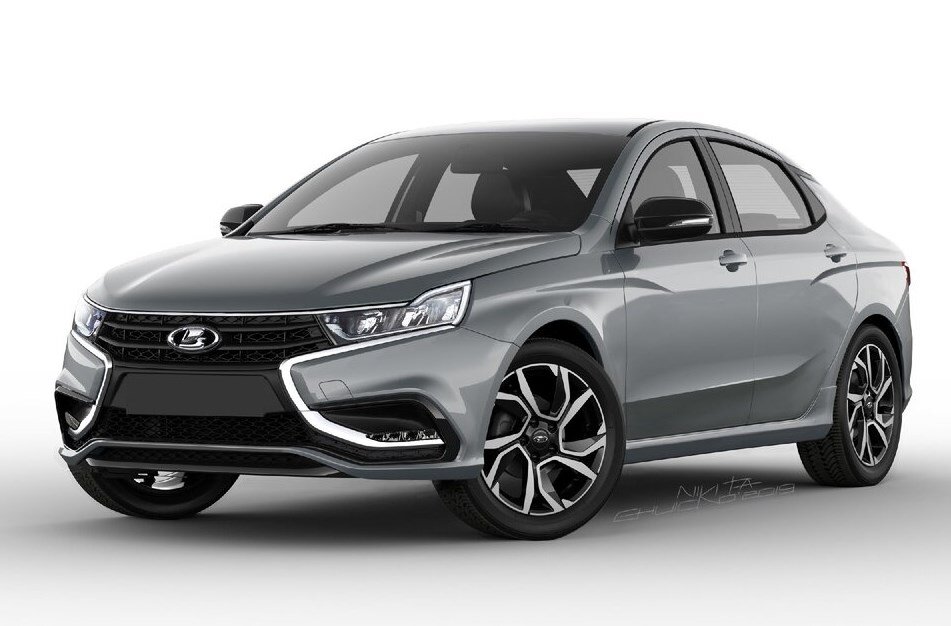 Возможный облик Lada granta 2021