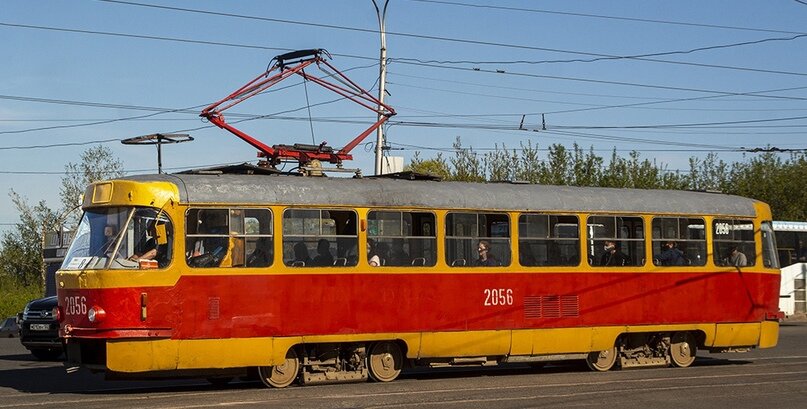 Tatra T3 Чехословацкой компанией ЧКД (Чешско-мора́вская Ко́лбен-Да́нек)