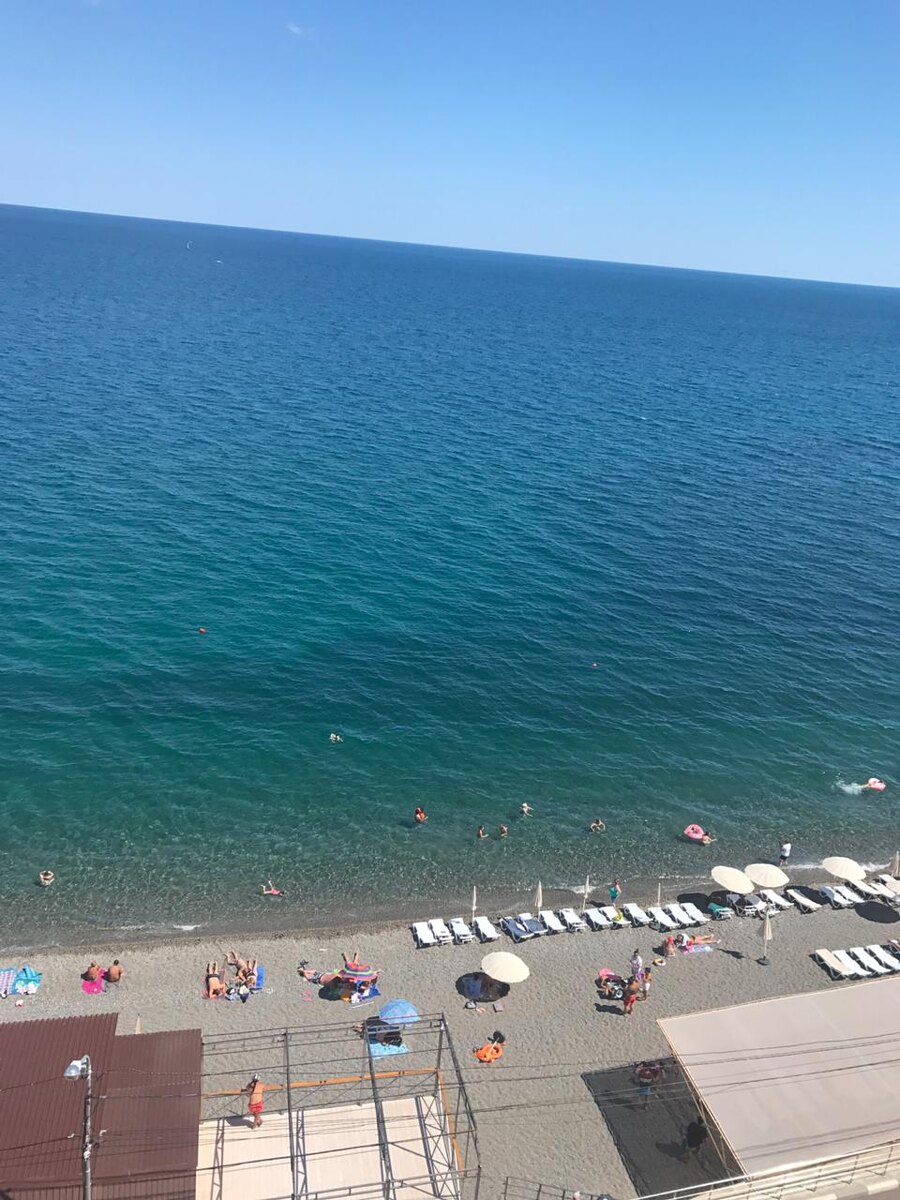 Частный пляж отеля