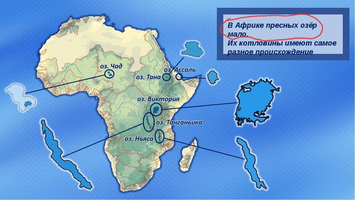 Зона великих озёр в Африке-предполагаемая прародина человека 