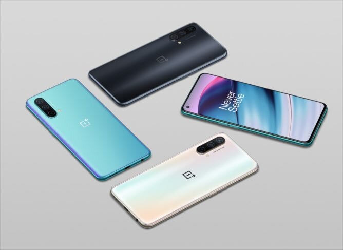 внешний вид смартфонов OnePlus Nord CE 5G