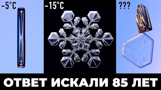 Почему снежинки такие разные? [Veritasium]