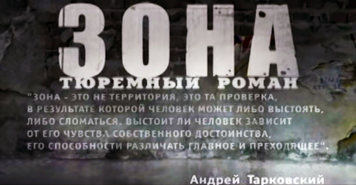 Зона. Тюремный роман