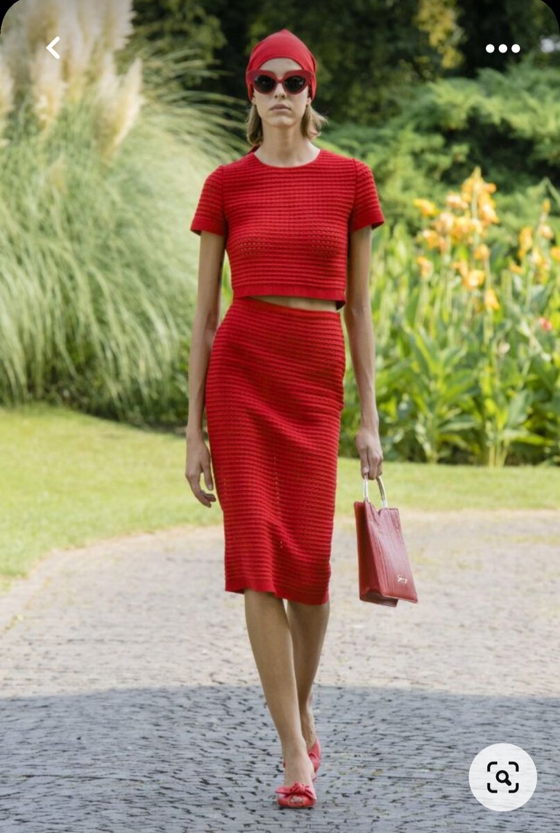 Полностью красный образ