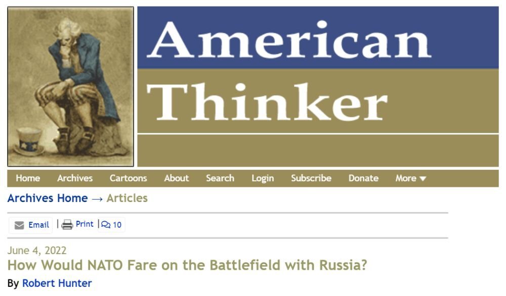 Скриншот статьи с сайта americanthinker.com.