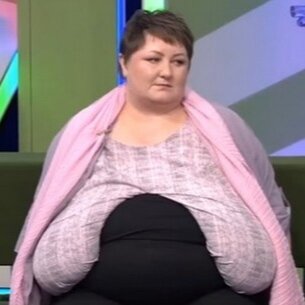 Людмила на ток-шоу "За гранью". Кадр из передачи