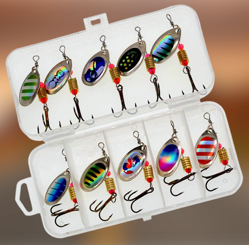 Набор вращающихся блёсен